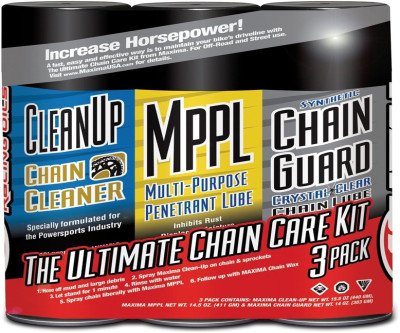 Complete Motorcycle Chain Care Kit: Clean, Protect & Lubricate