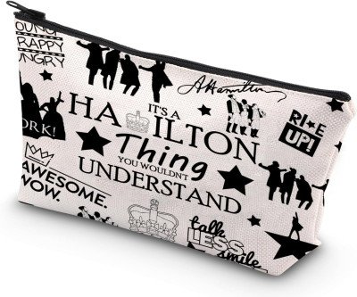 Chic Musical Quote Bag - Organize Your Beauty Essentials