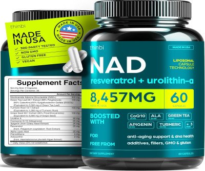 Extra Strength NAD+ for Cellular Energy & Aging Support
