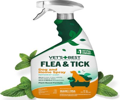 Natural Flea & Tick Spray for Home & Dogs