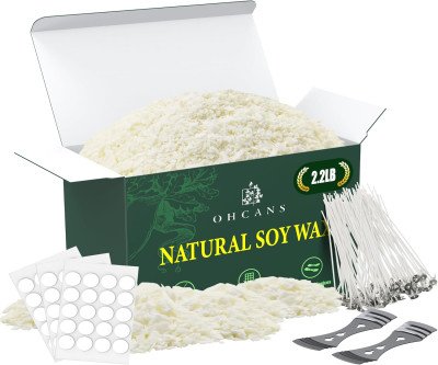 Create Candles at Home with Natural Soy Wax Kit