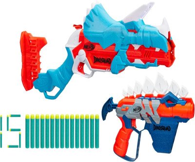 Nerf DinoSquad Pack: Double Blaster Dino Action