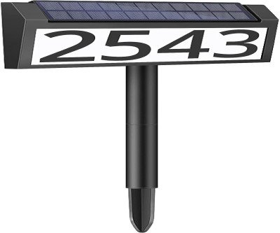 Never Miss a Visitor Again with Solar Address Sign Light