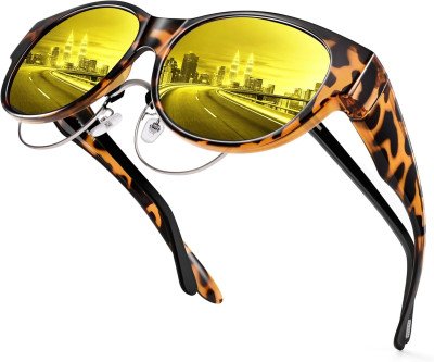 Night Vision Glasses for Safe Driving - Fit Over Prescription Lenses