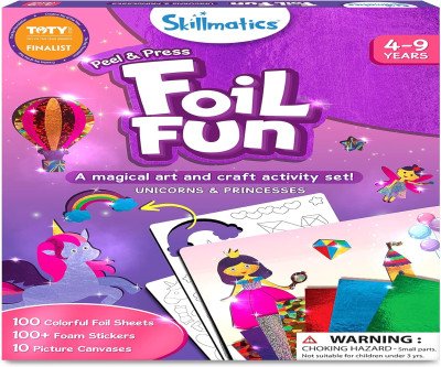 No-Mess Unicorn & Princess Foil Art Kit