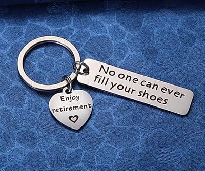 No One Can Ever Fill Your Shoes Keychain