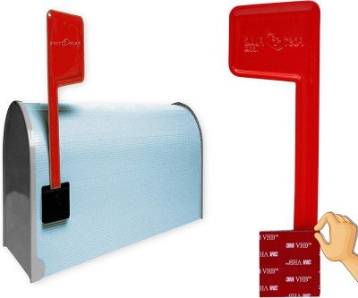 No-Tool Peel & Stick Mailbox Flag – Fits All