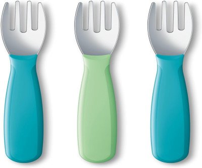 NUK Kiddy Cutlery Forks for Tiny Hands