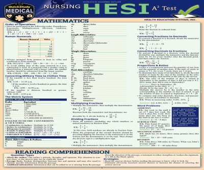 Essential Nursing HESI Test A2 Study Guide