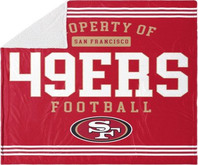 Official NFL Team Logo Sherpa Fleece Blanket