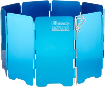 Shield Camp Stove Flames from Wind