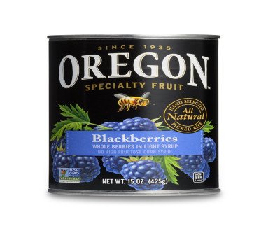 Premium Oregon Blackberries in Light Syrup - 8 Pack