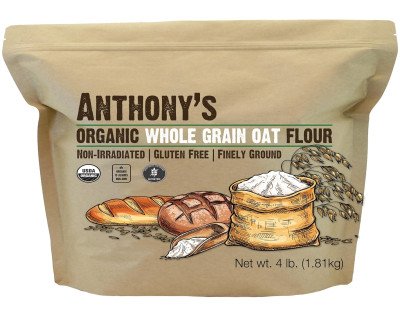 Organic Gluten-Free Oat Flour for Fluffy Bakes – 4 lb