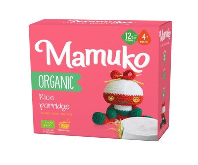 Pure Organic Rice Porridge for Babies 4+ Months