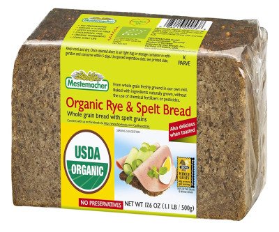 Organic Rye & Spelt Bread - Healthy & Hearty 6-Pack
