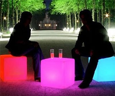 Outdoor Light Up Cubes
