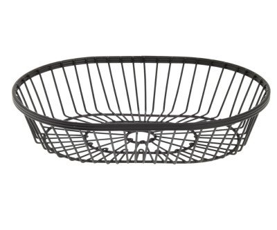 Essential Oval Black Wire Basket for Every Kitchen