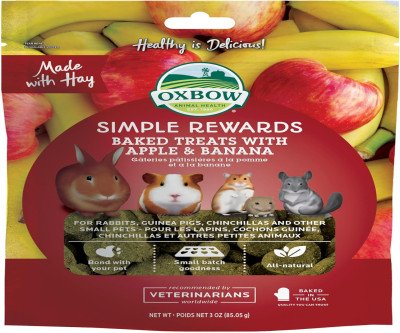 Oxbow Apple Banana Treats for Small Pets