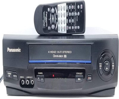 Reliable 4-Head VCR with Hi-Fi Stereo Recording