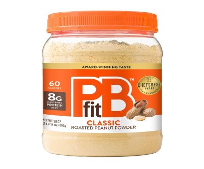 PBfit Powdered Peanut Butter: 87% Less Fat, 8g Protein