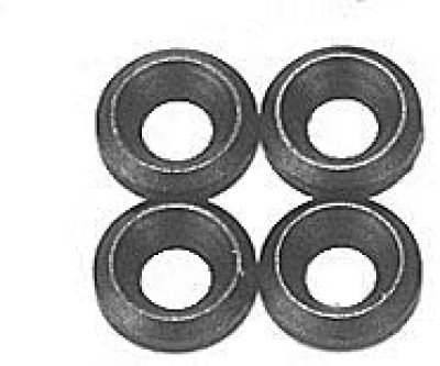 200 Countersunk Black Brass Washers for Rack Rails