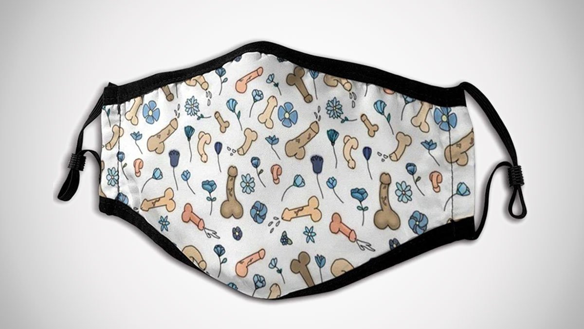 Penis Print Face Mask
