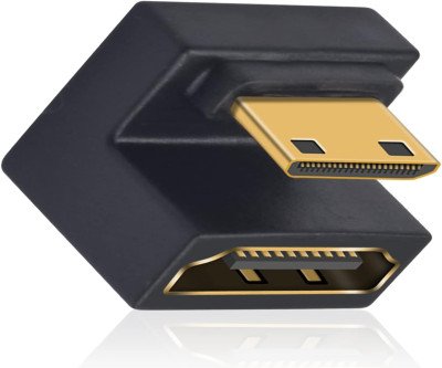Perfect Angle HDMI Adapter: 8K Ultra HD Mini to HDMI Connector