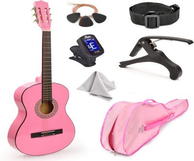 Perfect Size Pink Guitar for Kids Starting Their Musical Journey