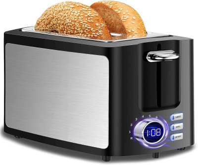 Perfect Toast Every Time: Smart 2-Slice Toaster with Timer