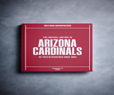 Personalized Cardinals History Book - NFL Fan Gift