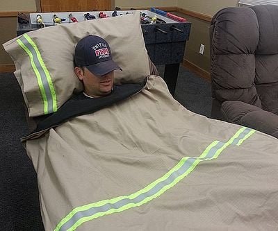 Personalized Firefighter Blanket