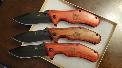 Personalized Groomsmen Knives