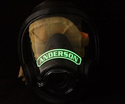 Personalized Photoluminescent Mask Label
