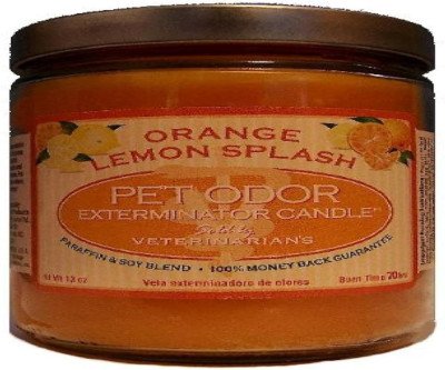 Neutralize Pet Odors Naturally with Orange Lemon Candle