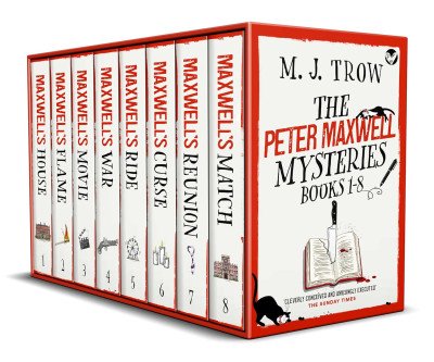 8 Book Mystery Series: Peter Maxwell's Cozy Crime Adventures