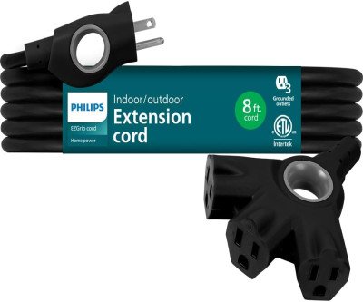 Power Up Anywhere with Philips EZGrip Extension Cord
