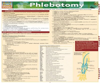 Phlebotomy QuickStudy Guide - Your Essential Resource