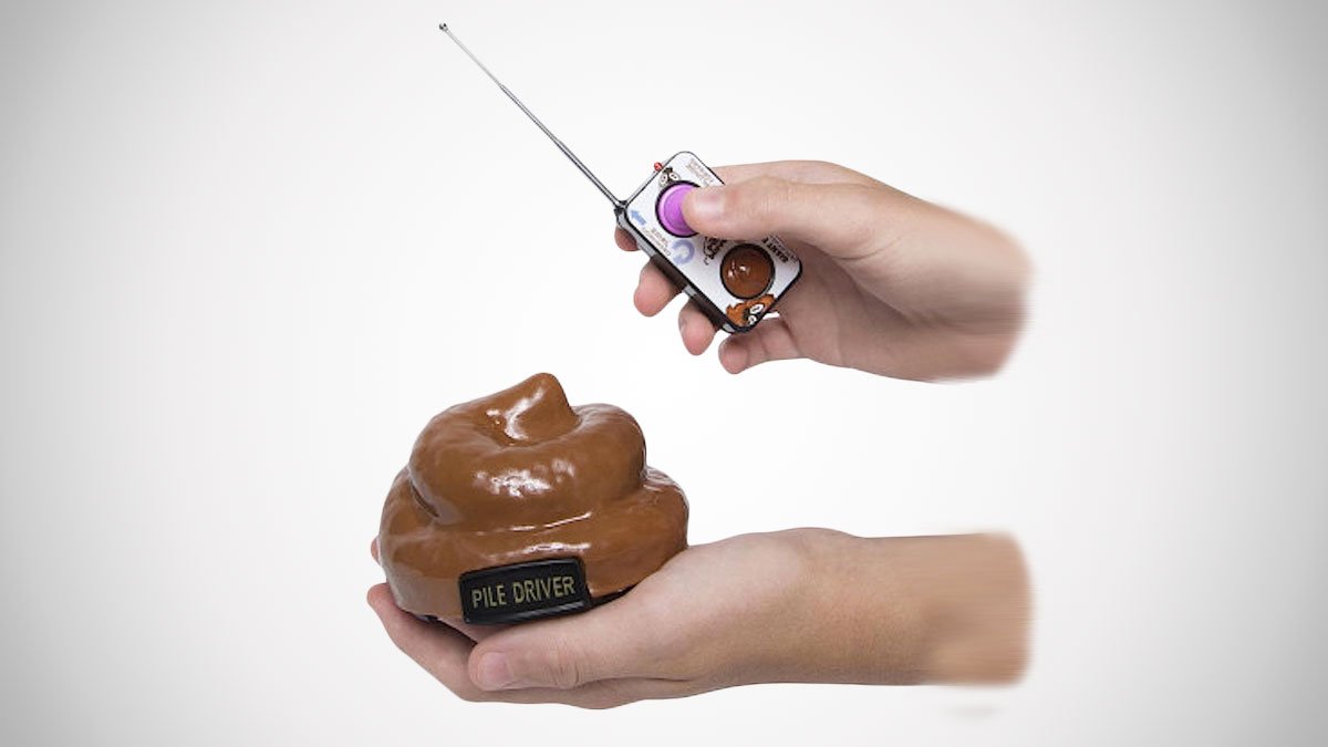 Pile Driver Remote Control Poop Car