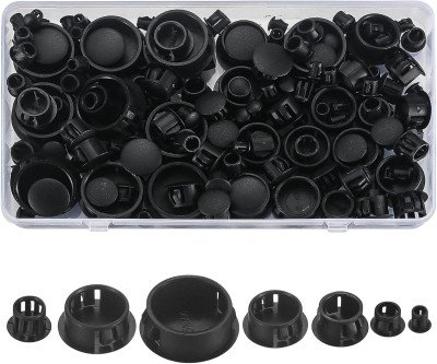 Versatile Plastic Hole Plugs Set - 180 Pieces
