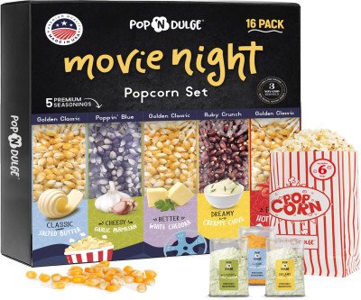 Pop n' Dulge Movie Night Popcorn Gift Set