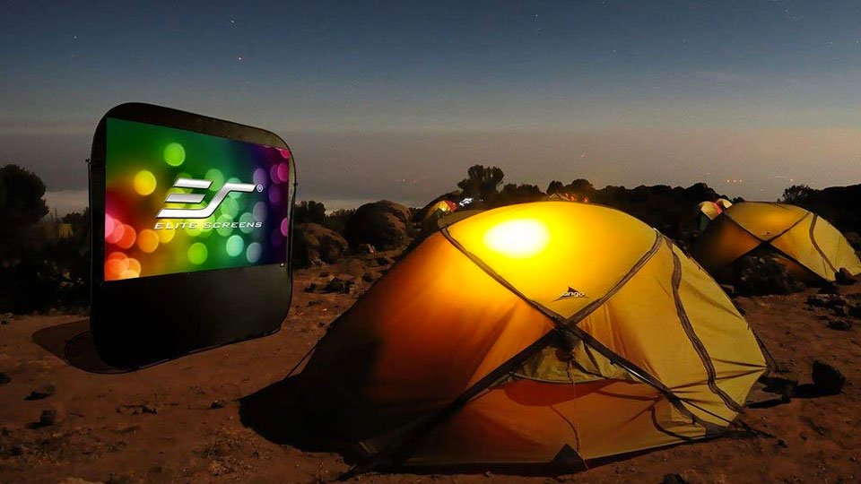 Pop-Up Cinema Portable Folding Outdoor Projector Screen