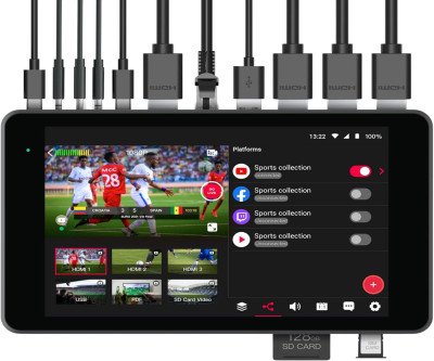 Portable All-in-One Live Streaming Studio - YoloBox Pro