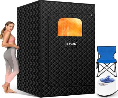 Portable Home Sauna with Steamer & Remote - Spa Experience Anywhere
