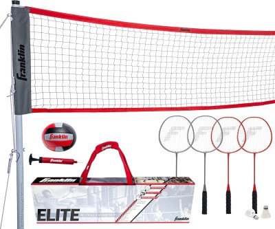 Portable Volleyball Badminton Combo Set