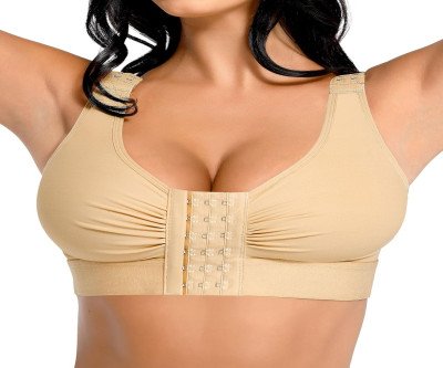 Gentle Post-Surgery Support: Wirefree Front-Close Bra
