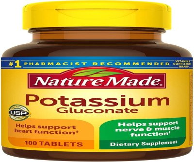 Potassium Gluconate 550mg - Essential Heart Health Supplement