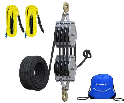 Power Pulley System: Lift Heavy Loads with 7x Less Force