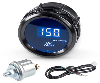 Precise 0-150 PSI Oil Pressure Gauge for Safe Drives