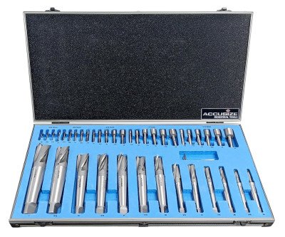 Precision Counterboring Set - 39 Piece HSS Tool Kit