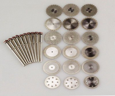 Precision Cutting Power: 18-Piece Diamond Disc Set